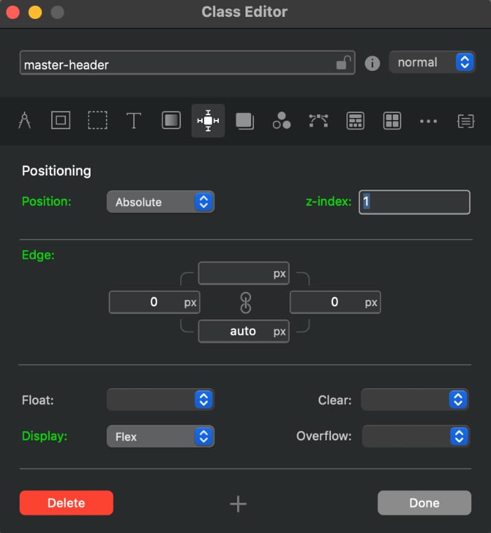 blocs master class editor